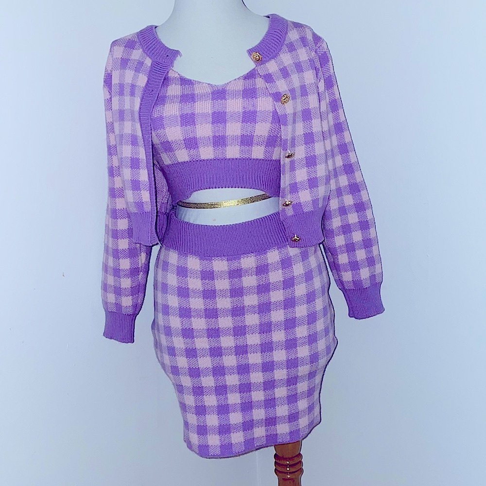 Purple plaid